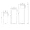 Sonneman 7361 16" Tall Square Curve Outdoor LED Bollard