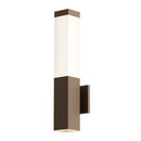 Sonneman 7380 Square Column 20" Tall Indoor/Outdoor LED Wall Sconce