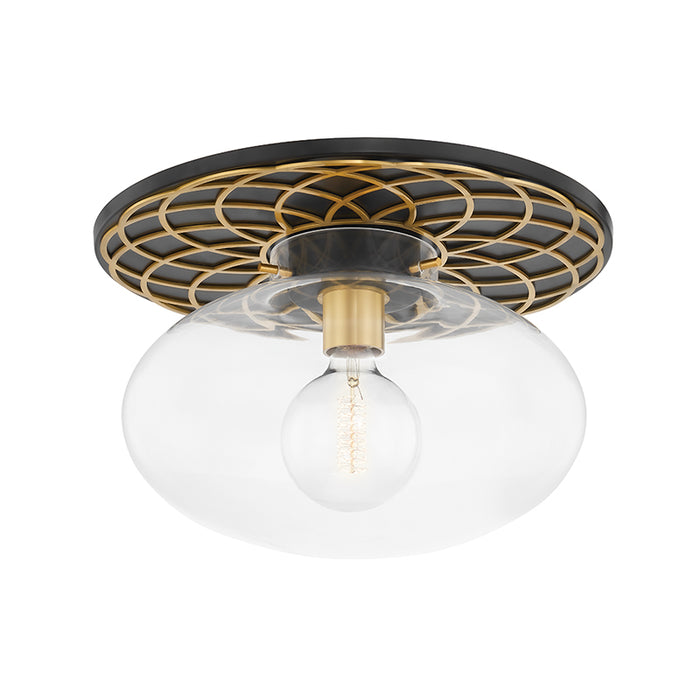 Hudson Valley 1418 New Paltz 1-lt 18" Semi Flush