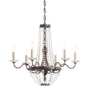 Schonbek ER1016 Early American 6-lt 25" Chandelier