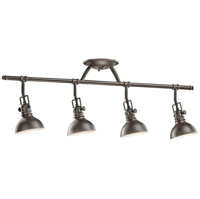 Kichler 7704 Hatteras Bay Fixed Rail 4-lt Semi Flush Mount