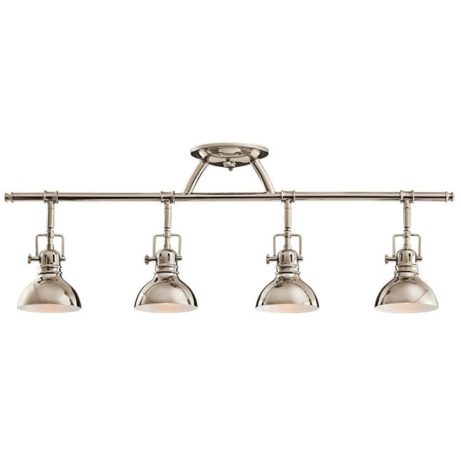 Kichler 7704 Hatteras Bay Fixed Rail 4-lt Semi Flush Mount