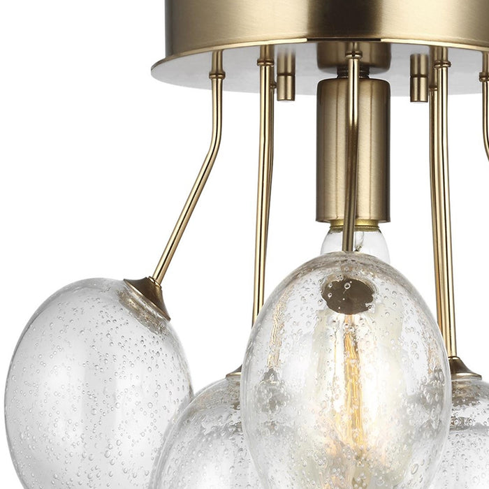 Sea Gull 7714301 Bronzeville 1-lt 15" Semi Flush Mount