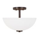 Sea Gull 77160EN3 Oslo 2-lt 14" LED Convertible Pendant