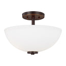 Sea Gull 77160EN3 Oslo 2-lt 14" LED Convertible Pendant