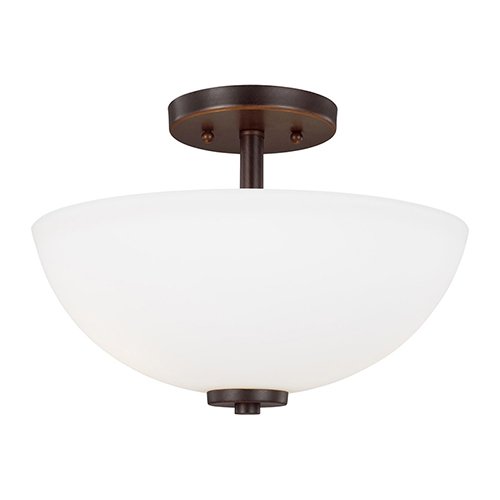 Sea Gull 77160EN3 Oslo 2-lt 14" LED Convertible Pendant
