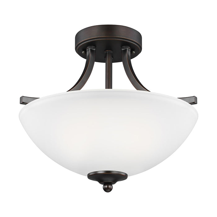 Sea Gull 7716502EN3 Geary 2-lt 14" LED Semi-Flush Mount