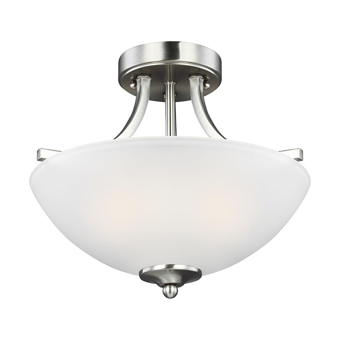 Sea Gull 7716502EN3 Geary 2-lt 14" LED Semi-Flush Mount