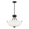 Sea Gull 7716503 Geary 3-lt 19" Semi-Flush Mount