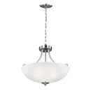 Sea Gull 7716503 Geary 3-lt 19" Semi-Flush Mount