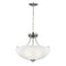 Sea Gull 7716503 Geary 3-lt 19" Semi-Flush Mount