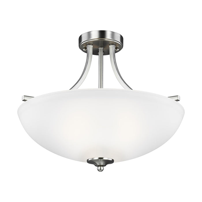 Sea Gull 7716503EN3 Geary 3-lt 19" LED Semi-Flush Mount