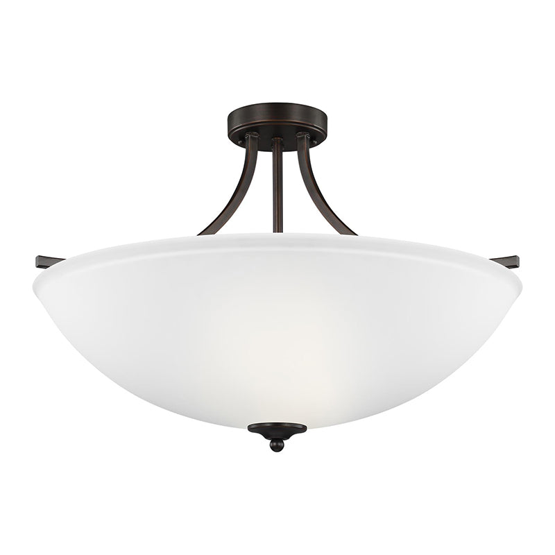 Sea Gull 7716504EN3 Geary 4-lt 25" LED Semi-Flush Mount