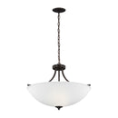 Sea Gull 7716504EN3 Geary 4-lt 25" LED Semi-Flush Mount