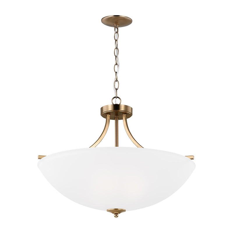 Sea Gull 7716504EN3 Geary 4-lt 25" LED Semi-Flush Mount