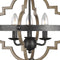 Sea Gull 7724903 Socorro 3-lt 16" Semi Flush Mount