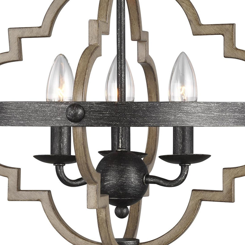 Sea Gull 7724903 Socorro 3-lt 16" Semi Flush Mount