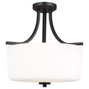Sea Gull 7728803EN3 Canfield 3-lt LED Semi-Flush Mount