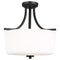 Sea Gull 7728803EN3 Canfield 3-lt LED Semi-Flush Mount