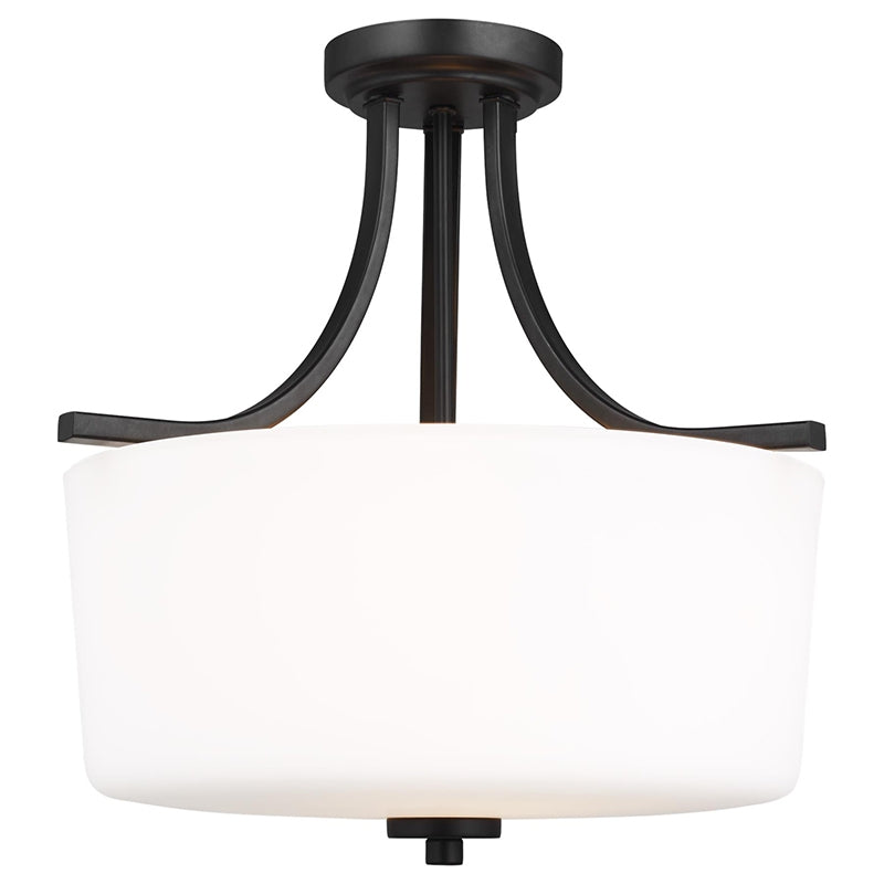 Sea Gull 7728803EN3 Canfield 3-lt LED Semi-Flush Mount