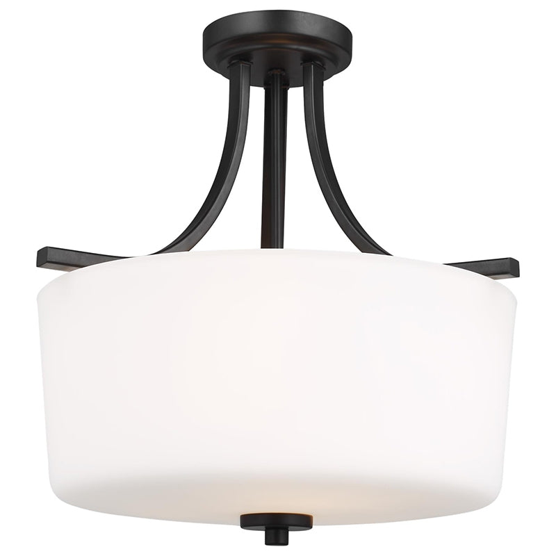 Generation 7728803EN3 Canfield 3-lt LED Semi-Flush Mount