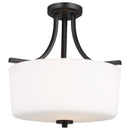 Sea Gull 7728803EN3 Canfield 3-lt LED Semi-Flush Mount