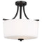 Sea Gull 7728803EN3 Canfield 3-lt LED Semi-Flush Mount