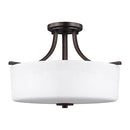 Sea Gull 7728803EN3 Canfield 3-lt LED Semi-Flush Mount