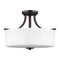 Sea Gull 7728803EN3 Canfield 3-lt LED Semi-Flush Mount
