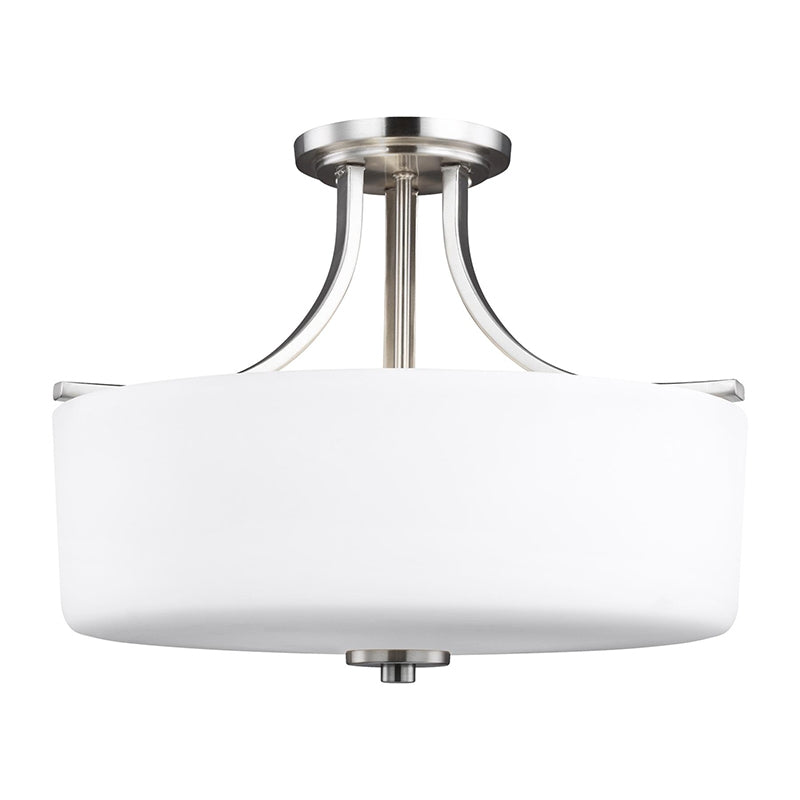 Sea Gull 7728803EN3 Canfield 3-lt LED Semi-Flush Mount