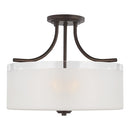 Sea Gull 7739803 Norwood 3-lt 15" Semi Flush Mount