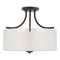 Sea Gull 7739803 Norwood 3-lt 15" Semi Flush Mount