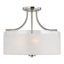 Sea Gull 7739803 Norwood 3-lt 15" Semi Flush Mount