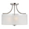 Sea Gull 7739803EN3 Norwood 3-lt 15" LED Semi Flush Mount