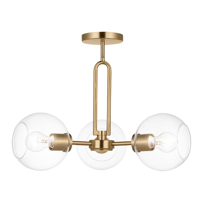 Visual Comfort 7755703 Codyn 3-lt 22" Semi-Flush Mount