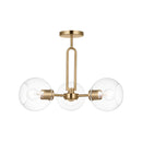 Sea Gull 7755703EN7 Codyn 3-lt 22" LED Semi-Flush Mount