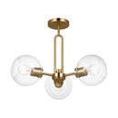 Sea Gull 7755703EN7 Codyn 3-lt 22" LED Semi-Flush Mount