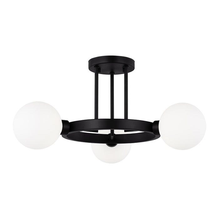 Sea Gull 7761603 Clybourn 3-lt 21" Semi-Flush Mount