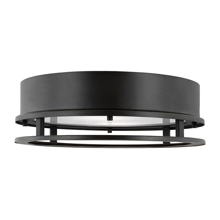 Sea Gull 7845893S Union 2-lt 15" LED Outdoor Flush Mount