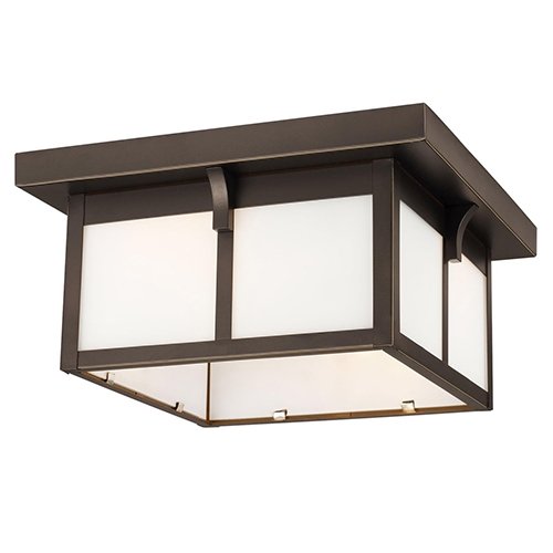 7852702EN3 Tomek 2-lt 12" LED Outdoor Flush Mount