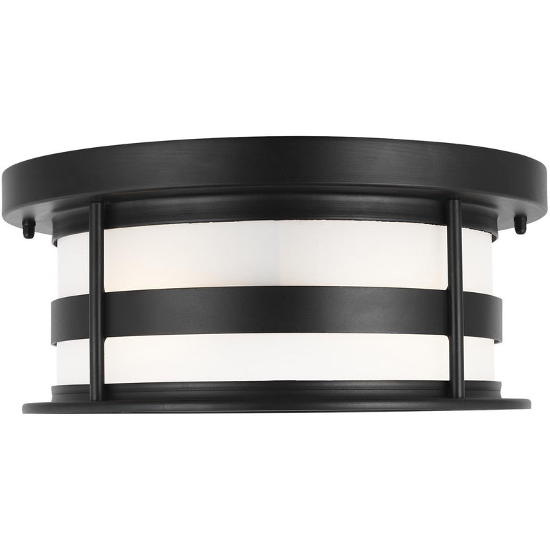 Generation 7890902EN3 Wilburn 2-lt 13" LED Outdoor Flush Mount