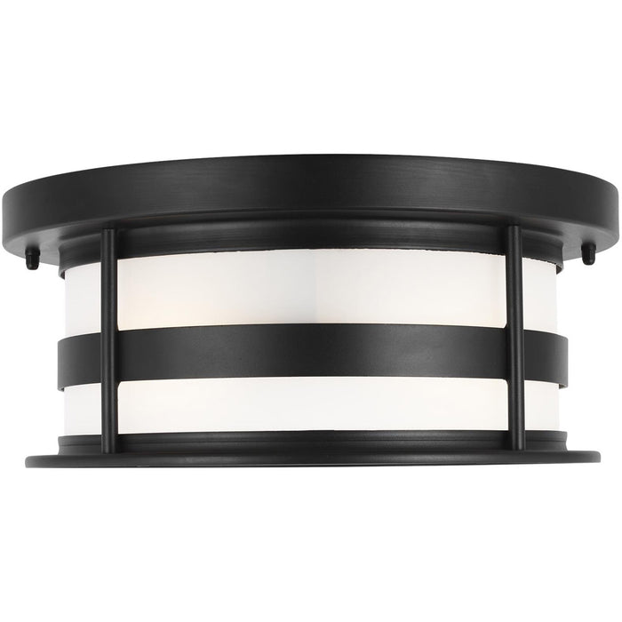 7890902EN3 Wilburn 2-lt 13" LED Outdoor Flush Mount