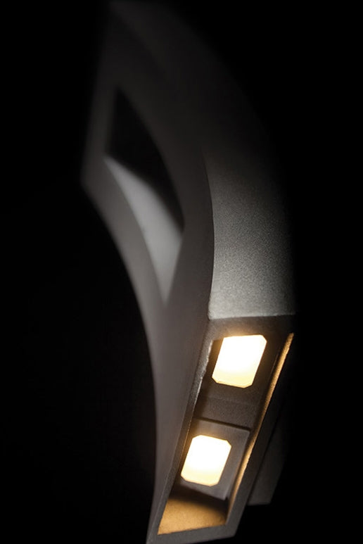 Modern Forms WS-W2216 Dawn 2-lt 16" Tall LED Outdoor Wall Light