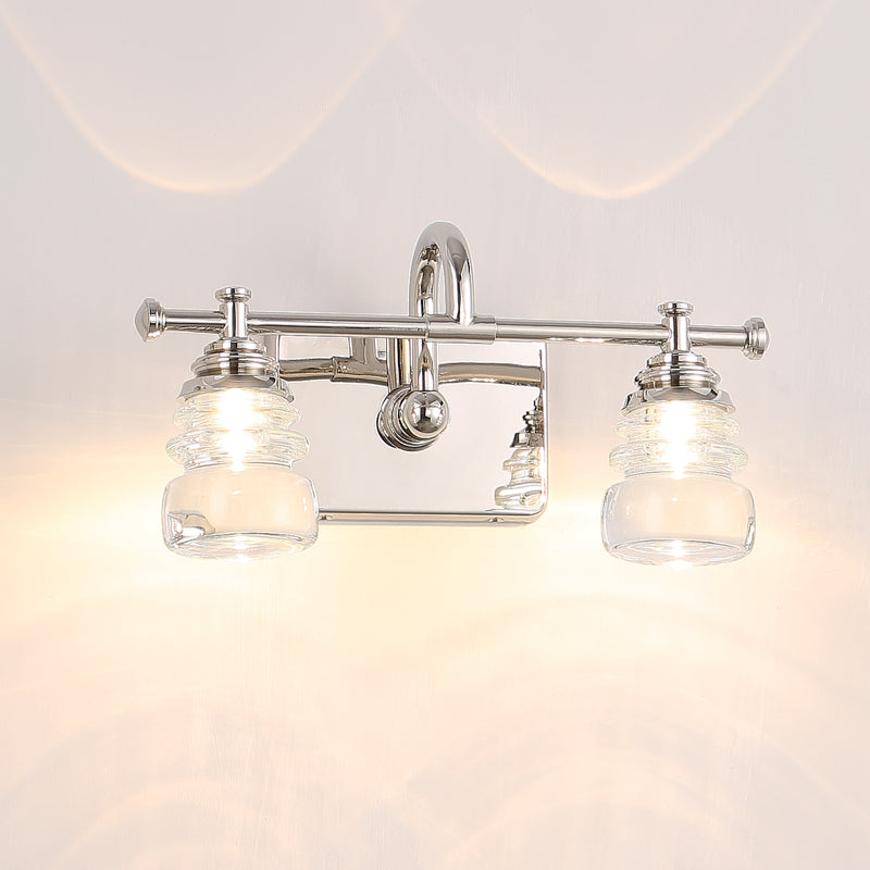 dweLED WS-42514 Rondelle 14" 2-lt LED Bathroom Sconce