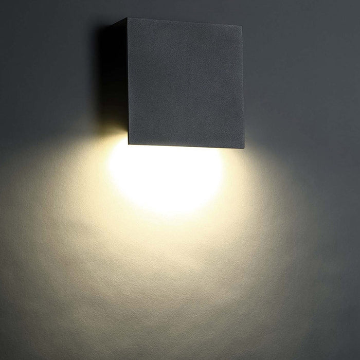 Modern Forms WS-W38610 Square 1-lt 10" LED Outdoor Wall Sconce