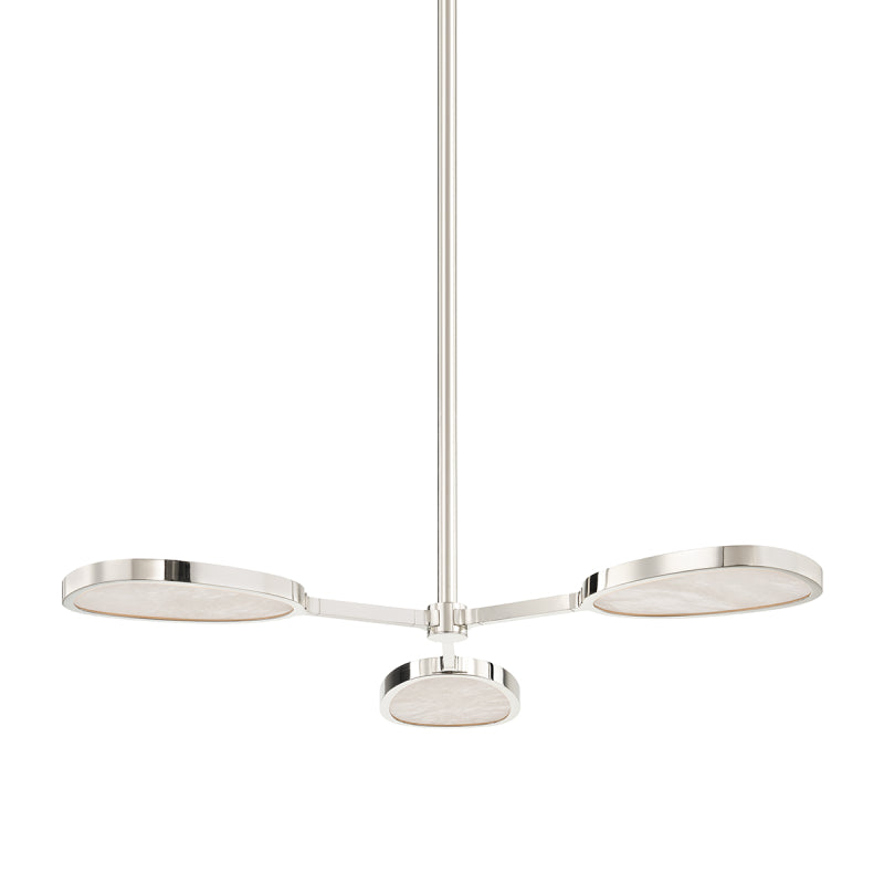 Corbett 338-03 Patras 3-lt 39" LED Semi Flush