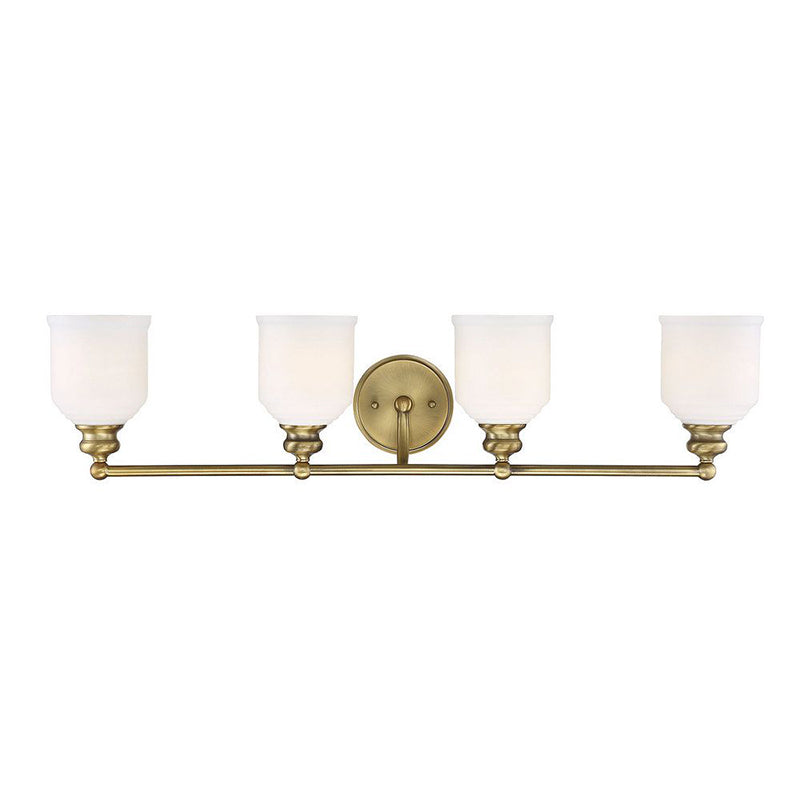 Savoy House 8-6836-4 Melrose 4-lt 34" Bath Bar