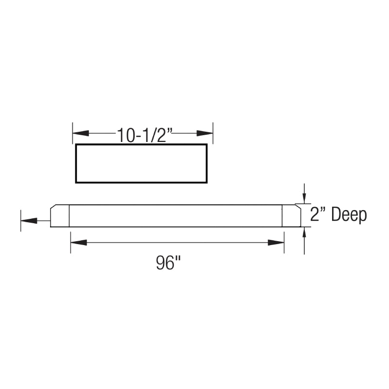 Oracle ASI4-LED 8-ft Architectural LED Suspended Linear Direct/Indirect System
