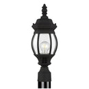 82202 Wynfield 1-lt 18.5" Tall Outdoor Post Lantern, Clear Beveled Glass