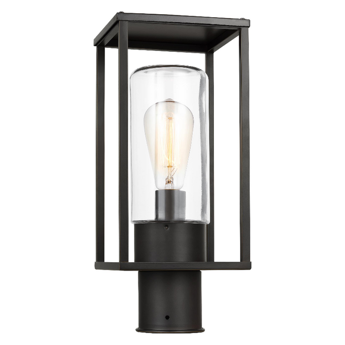 Sea Gull 8231101 Vado 1-lt 15" Tall Outdoor Post Lantern